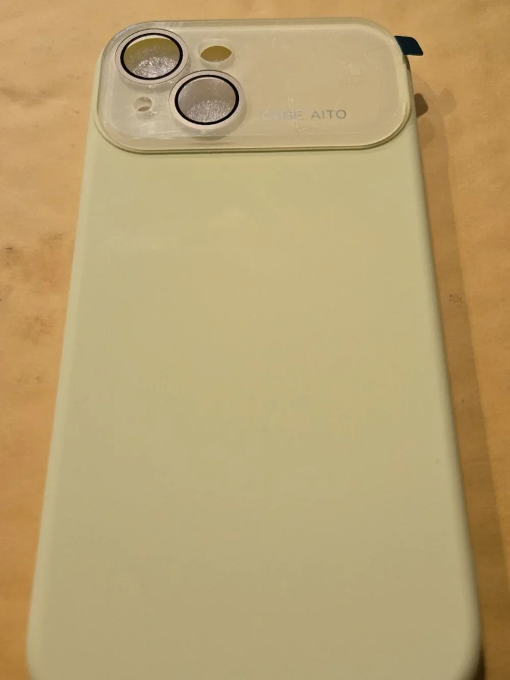 Yellow iPhone Case featuring a Built in Case Clear Camera Lens Protector Cover